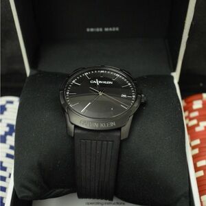 Calvin Klein Matte Black Men's Watch